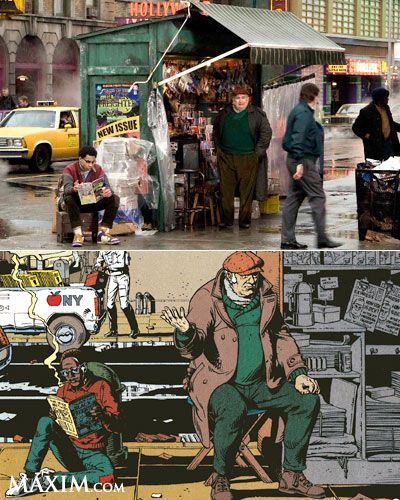 Watchmen Comic/Movie comparison