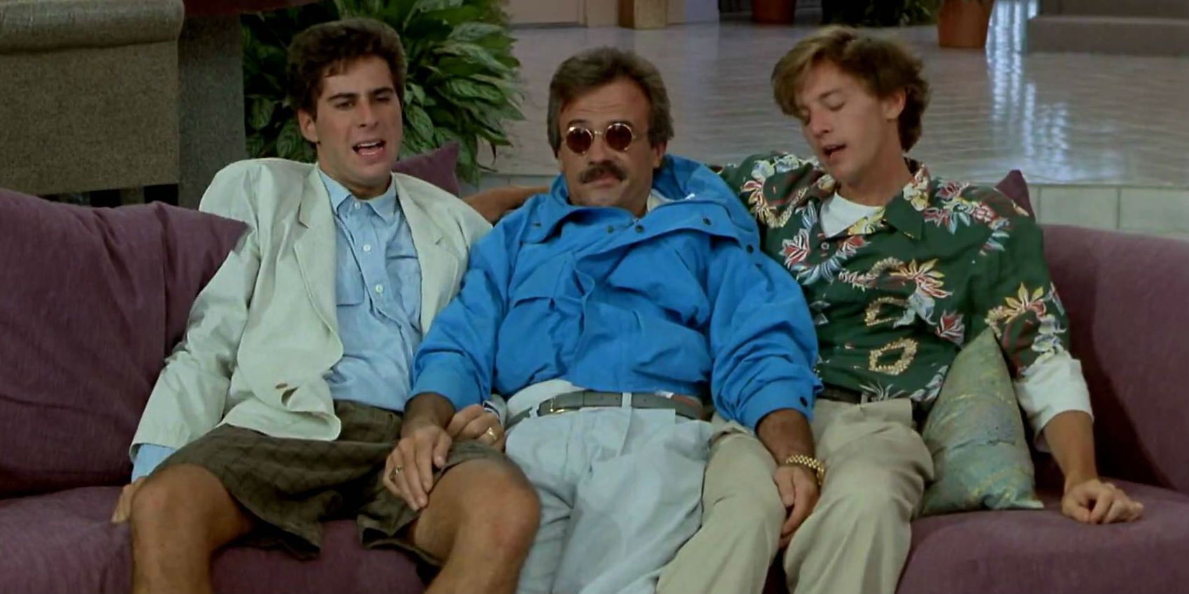 The heroes with their boss's corpse in Weekend at Bernie's