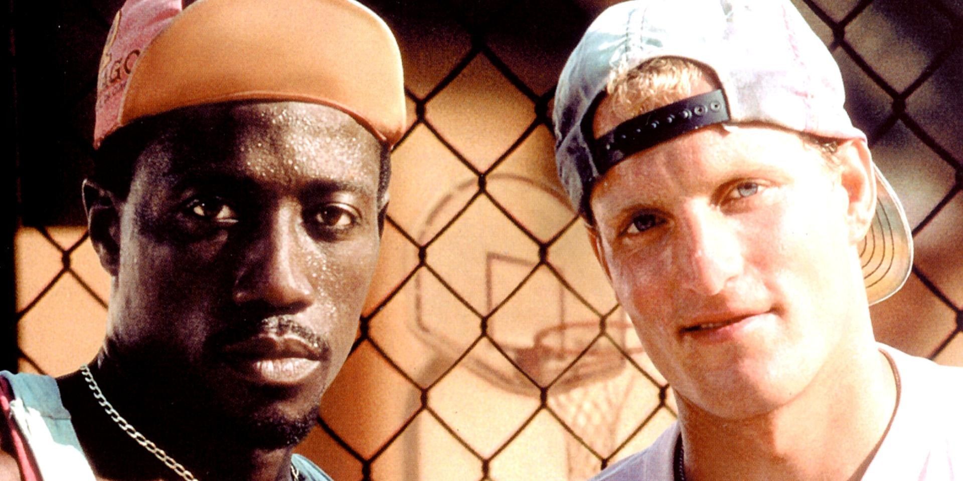 Woody Harrelson and Wesley Snipes in White Men Can't Jump - Most Memorable Movie Rivalries