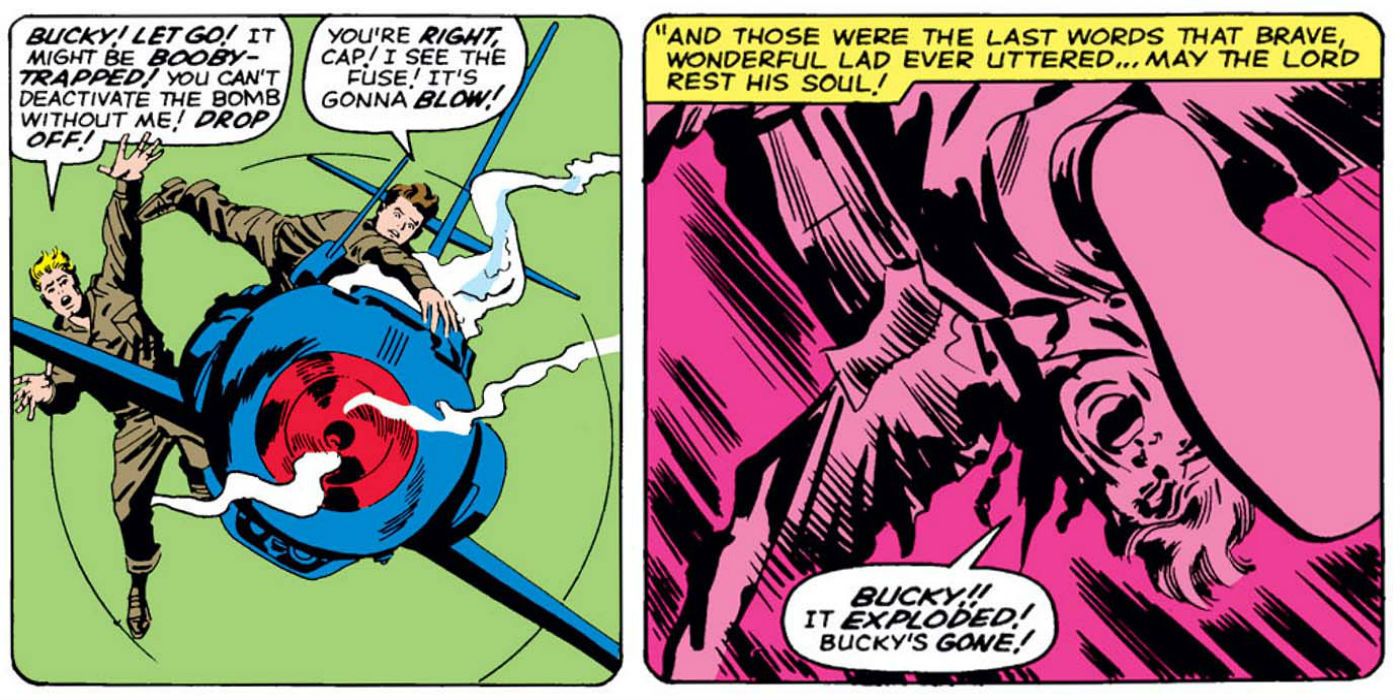 Morte do Soldado Invernal Bucky Barnes nos quadrinhos da Marvel