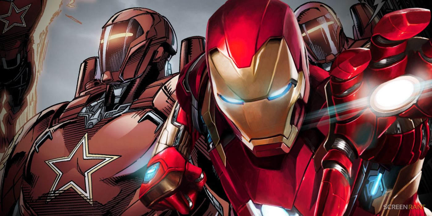 Iron Man and His DC Copycat Hero Rocket Red