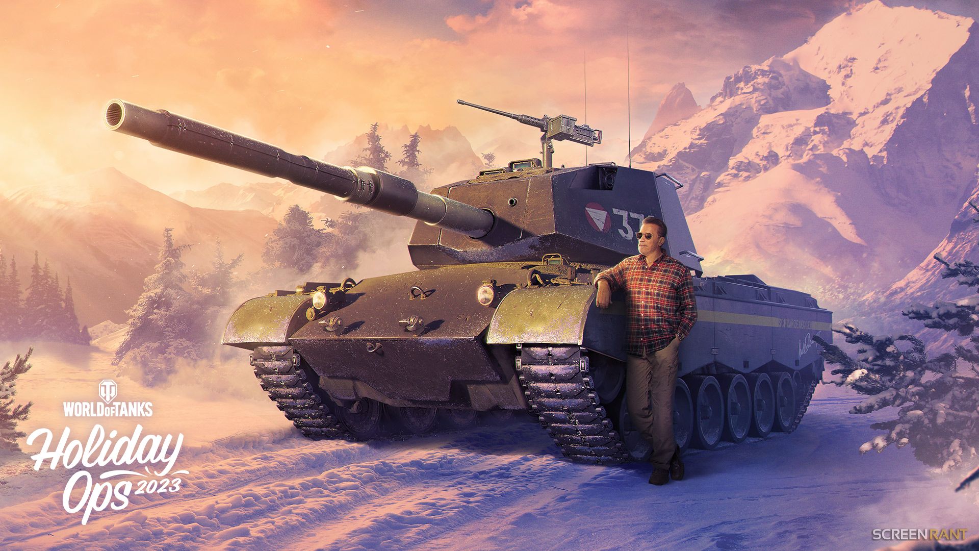 Arnold Schwarzenegger Interview World of Tanks Holiday Ops 2023