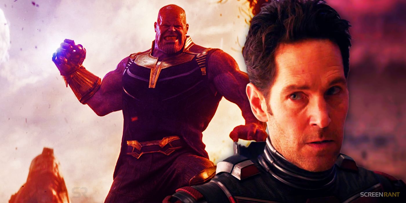Infinity War Thanos and Ant-Man 3 Scott Lang