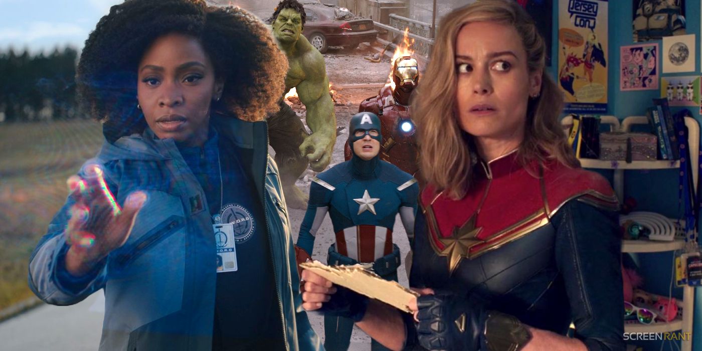 Monica Rambeau in WandaVision, Hulk, Iron Man, and Captain America in The Avengers, and Captain Marvel in Ms Marvel
