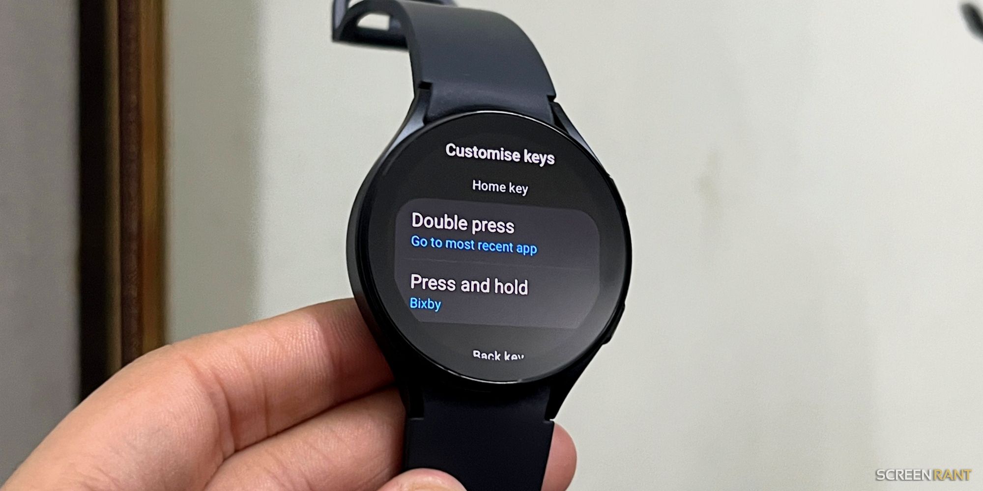 Personalizar teclas en Galaxy Watch 5