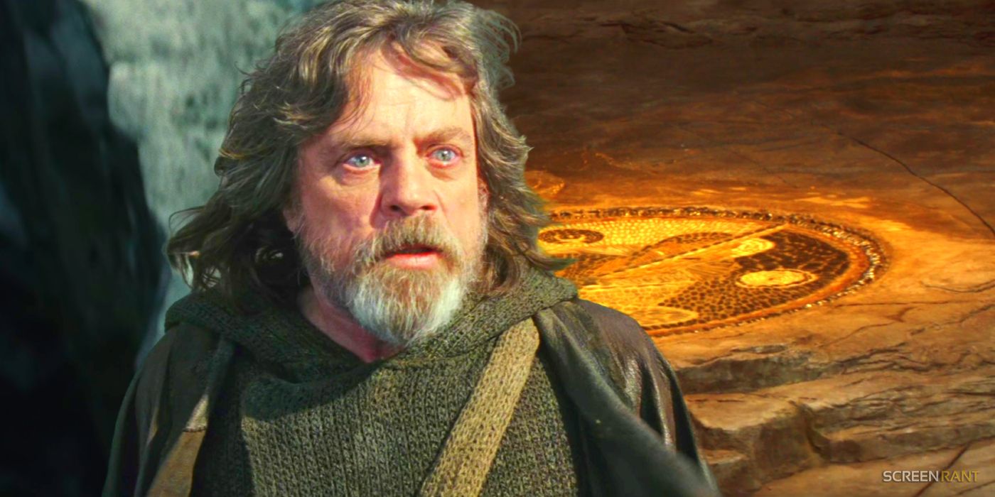 Luke Skywalker and Prime Jedi in Star Wars The Last Jedi
