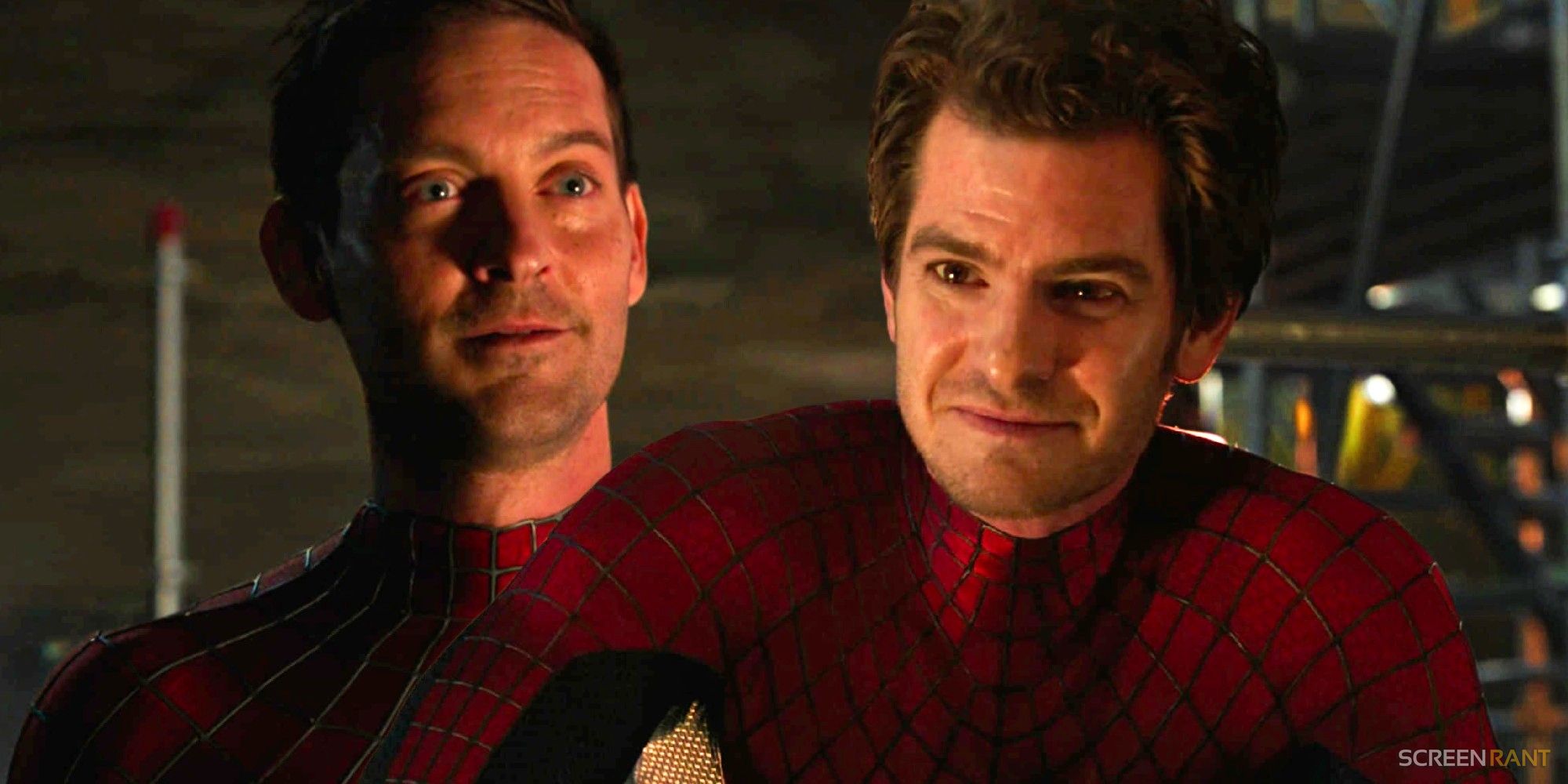 Tobey Maguire and Andrew Garfield on the making of 'SPIDER-MAN NO