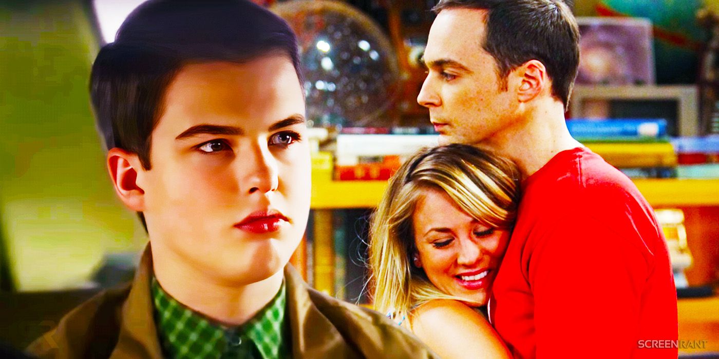 Young Sheldon season 6 finale with Sheldon and Penny's hug in TBBT.
