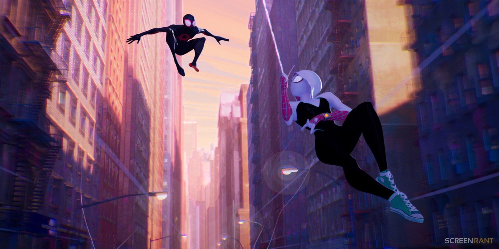 spider-man across the spiderverse miles and gwen