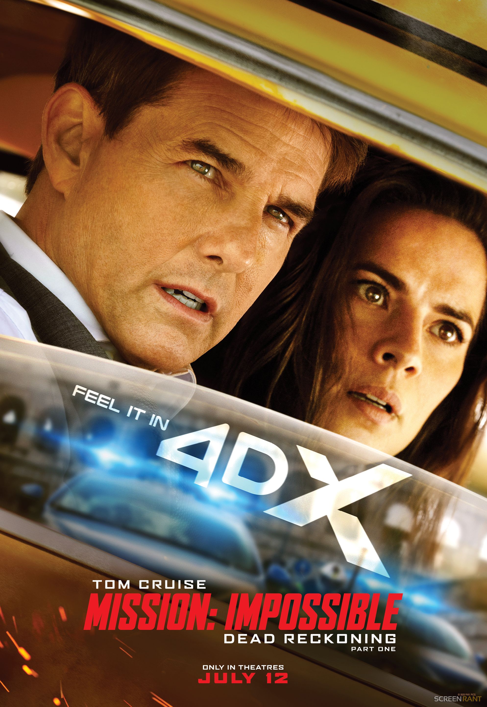4DX Poster Art for Mission Impossible Dead Reckoning Part One
