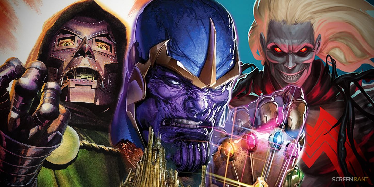 Marvel Villains Doom Thanos and Knull