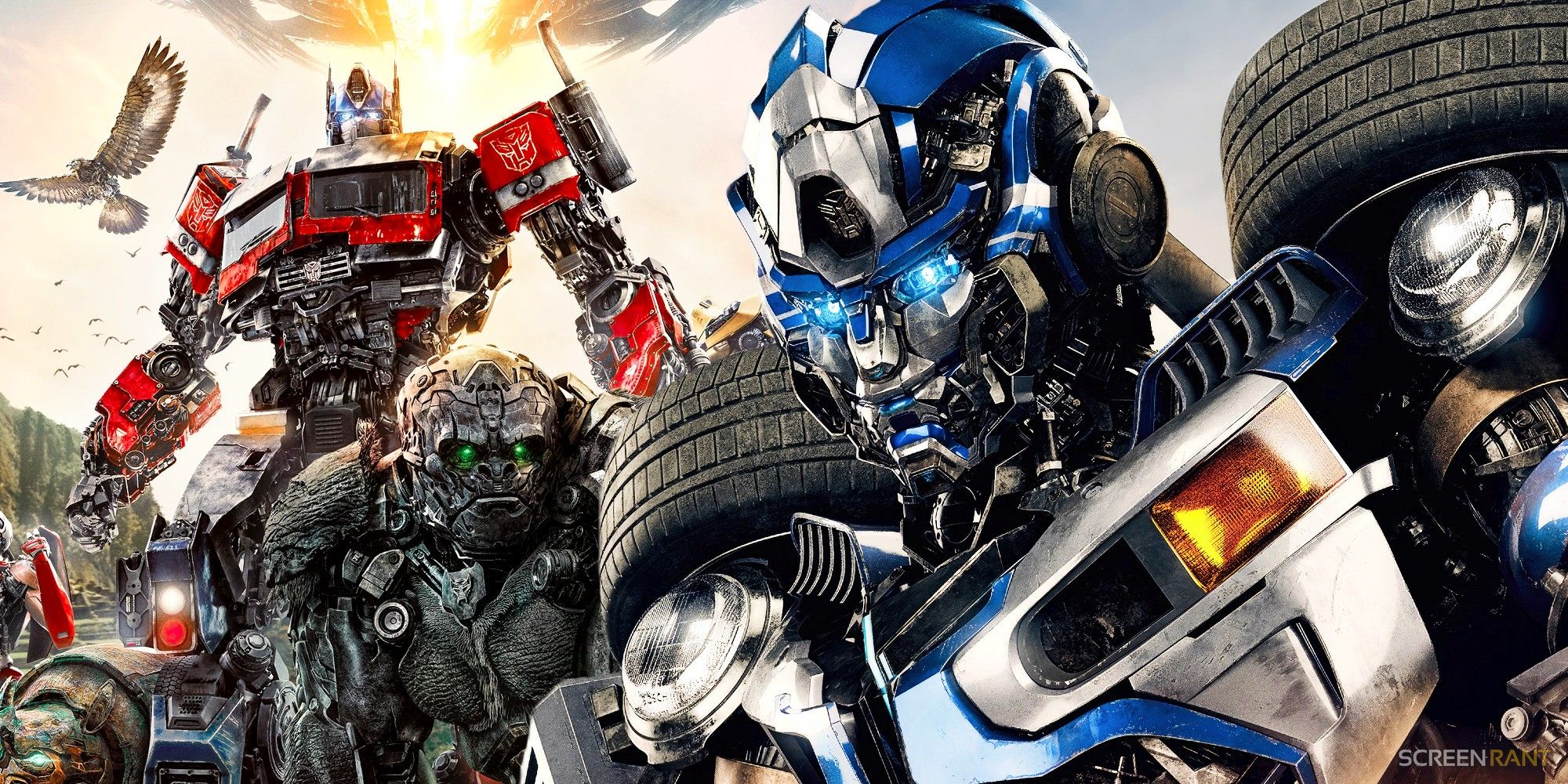 The Transformers and Maximals in Rise of the Beasts.