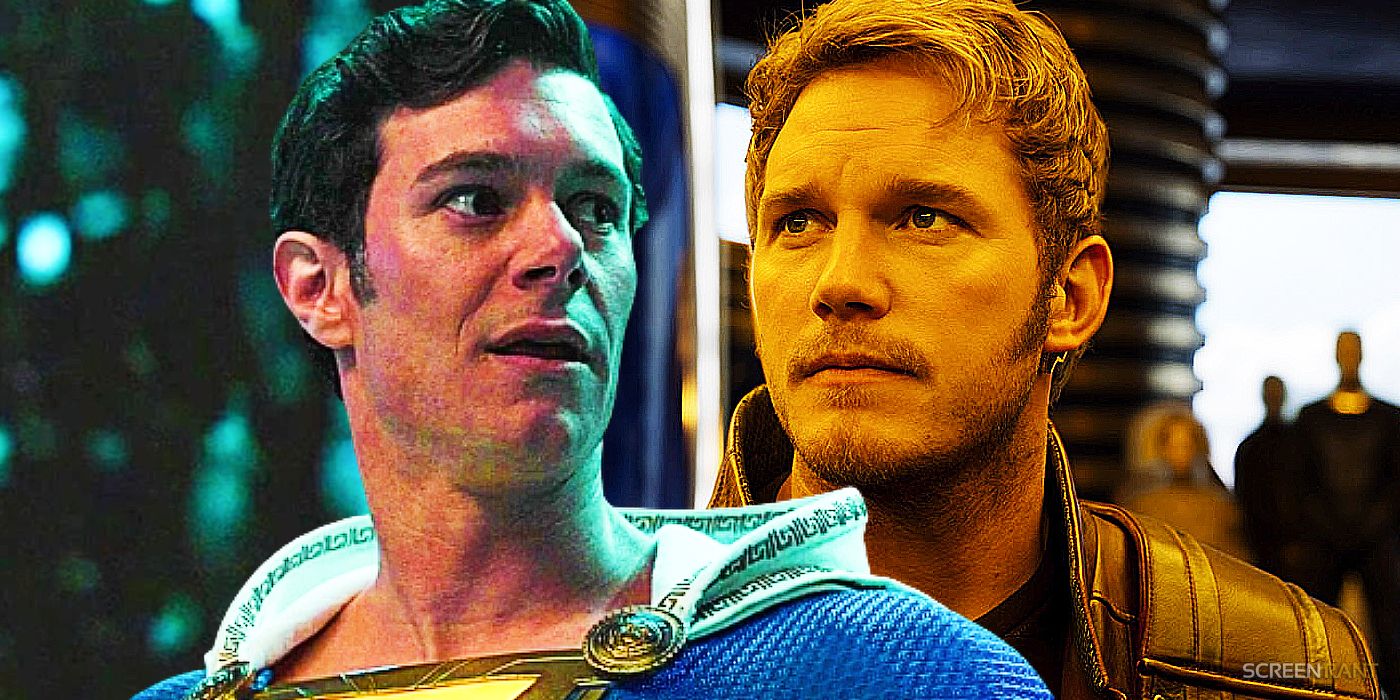 Adam Brody in Shazam and Star-Lord