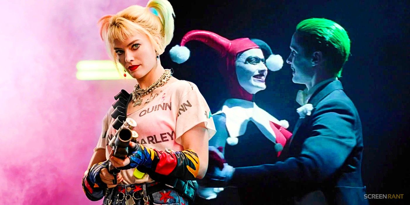 Harley Quinn from Birds of Prey and Harley Quinn and Joker Dancing in Suicide Squad