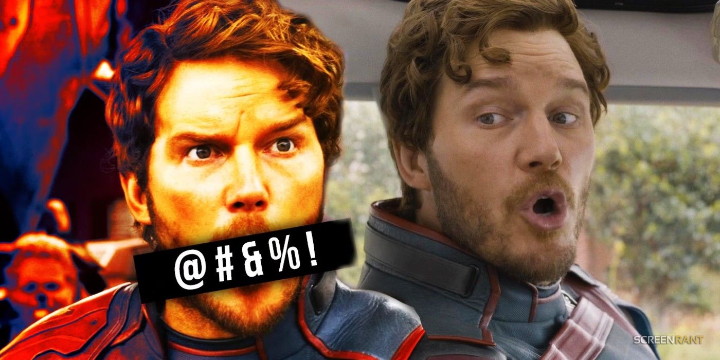 Custom image of Star-Lord dropping an F-bomb in Guardians of the Galaxy Vol. 3.