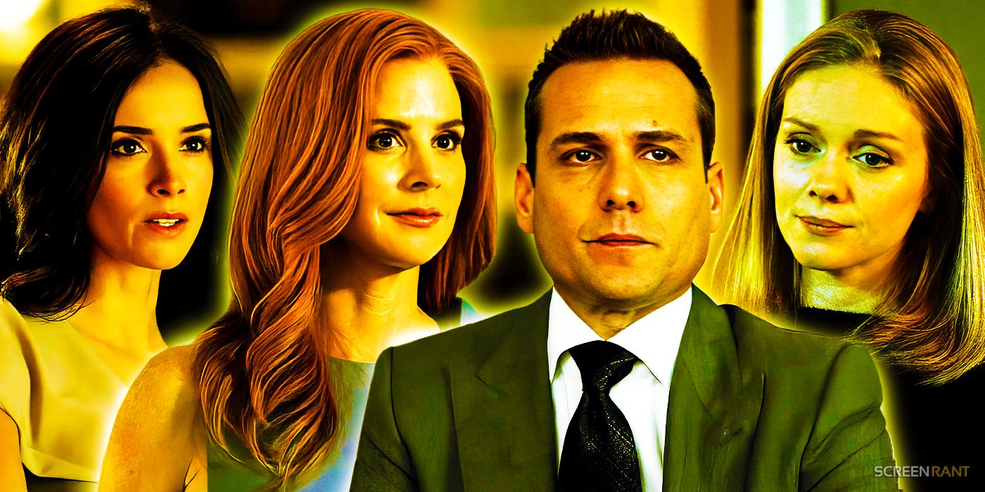 Suits' Scotty, Donna, Harvey, and Paula