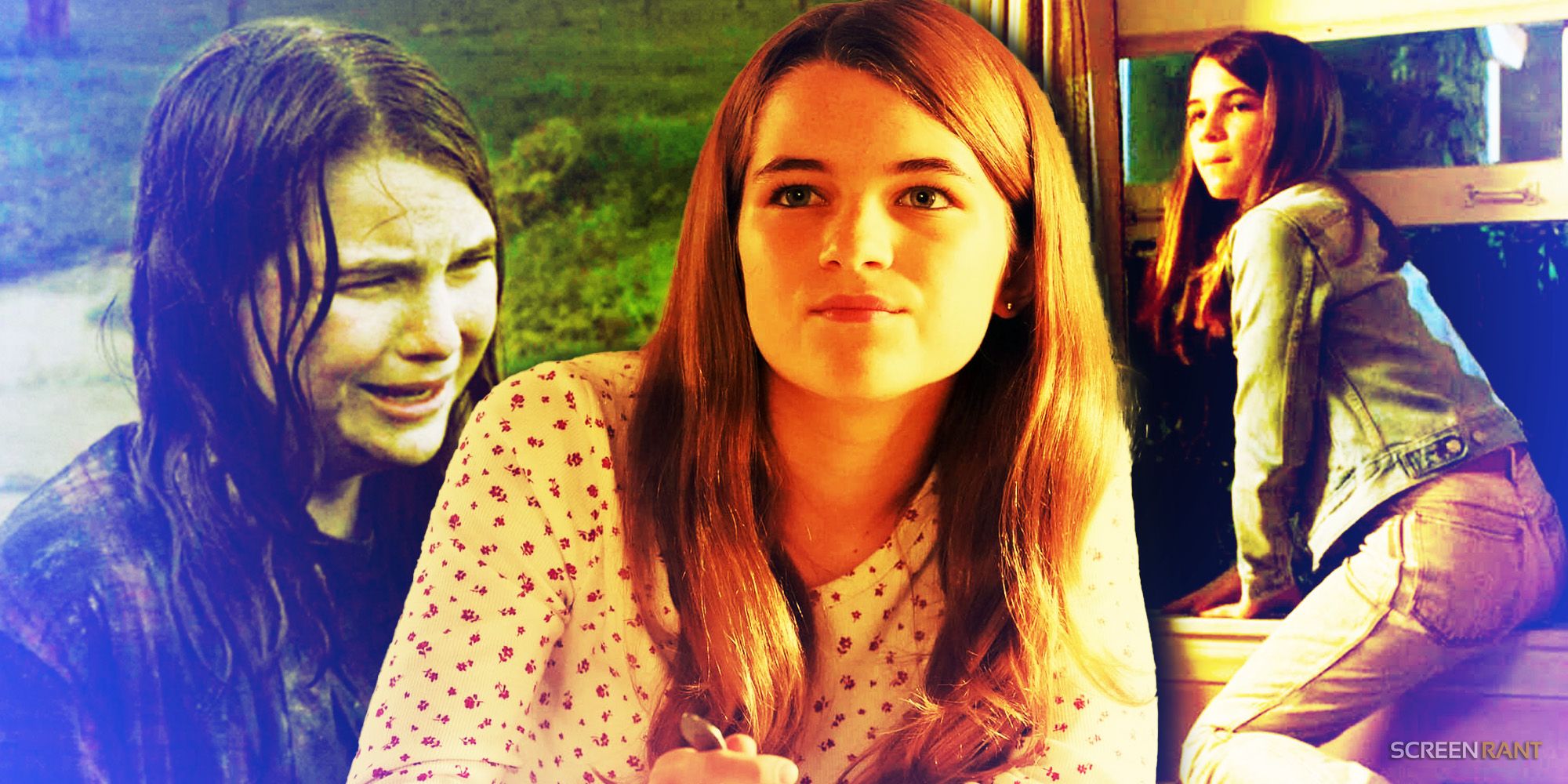 Young Sheldon Season 6 finale Missy crying after the tornado and sneaking out