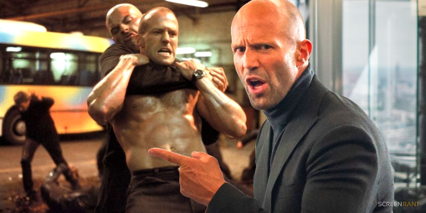 Jason Statham in Transporter and Hobbs and Shaw