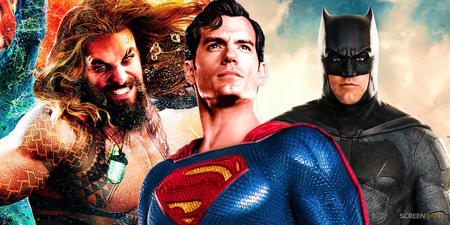DCEU Aquaman, Superman and Batman