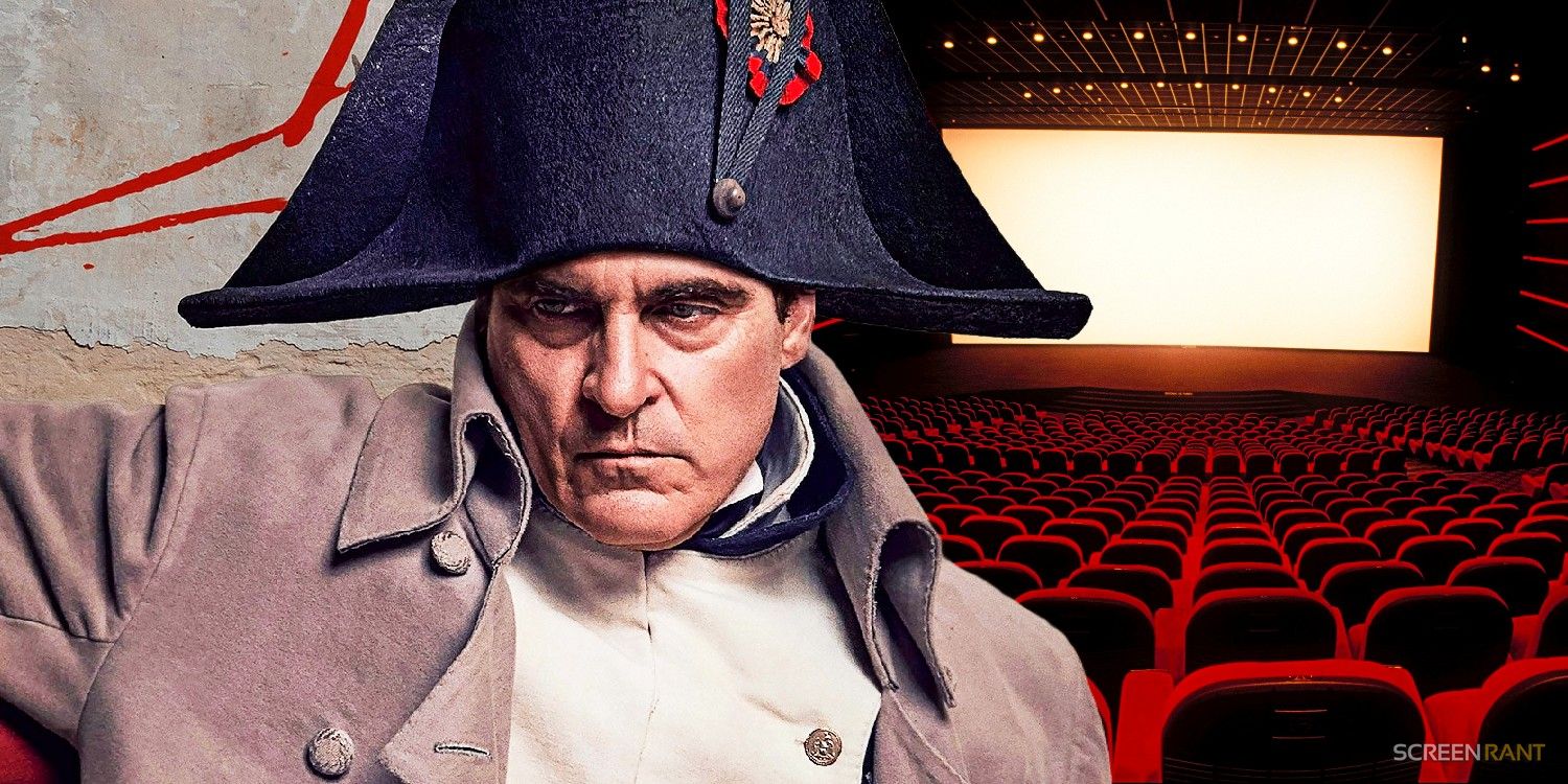 Joaquin Phoenix in Napoleon and movie theaters