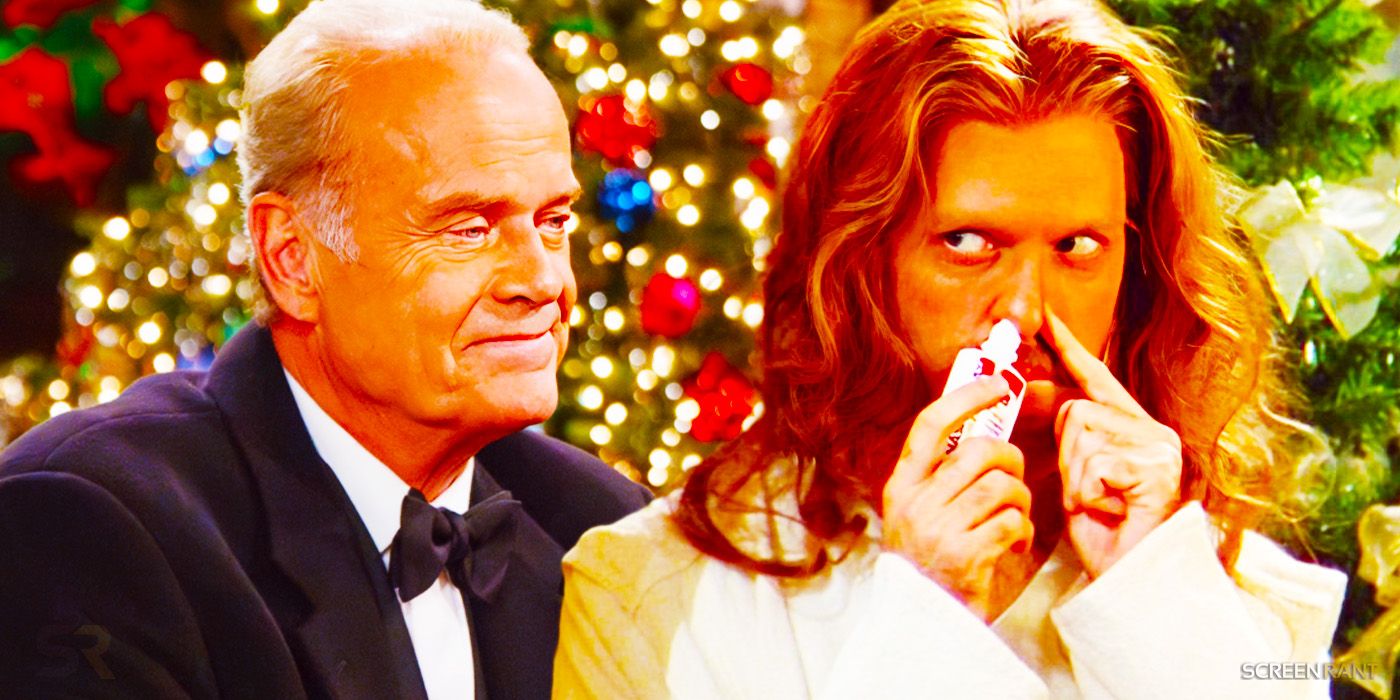 Frasier from the reboot and Niles as Jesus