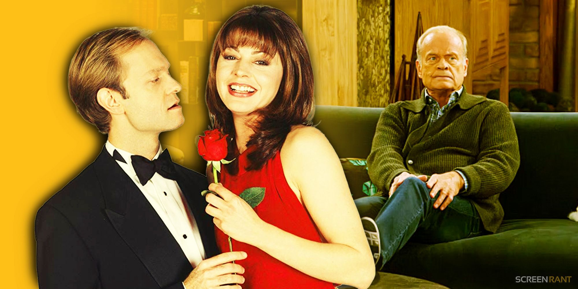 Niles and Daphne with Frasier