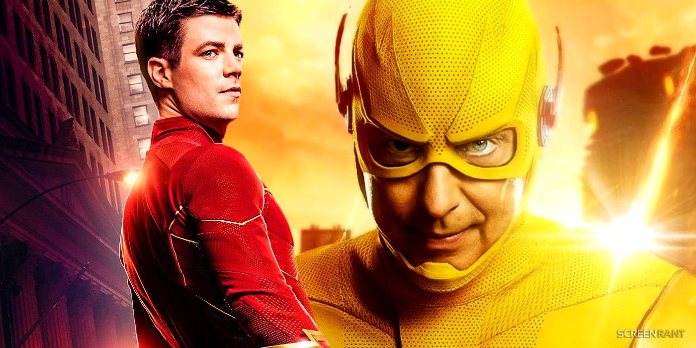 The Flash season 9 posters featuring Grant Gustin as Barry Allen and Tom Cavanagh as Reverse-Flash