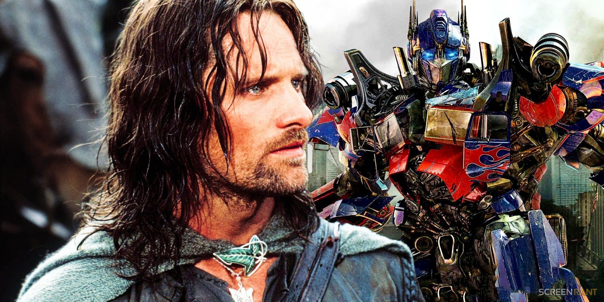 Aragorn in The Lord of the Rings and Optimus Prime in Transformers