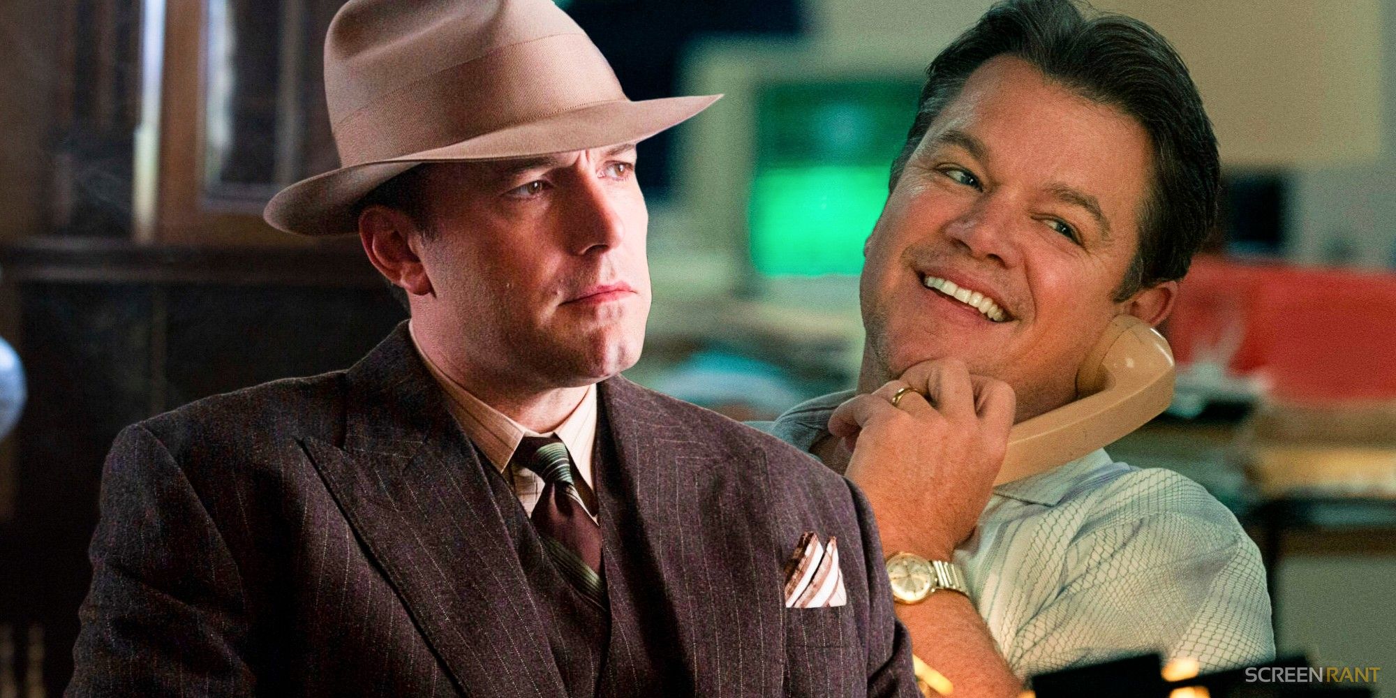 Ben Affleck in Live By Night and Matt Damon in Air