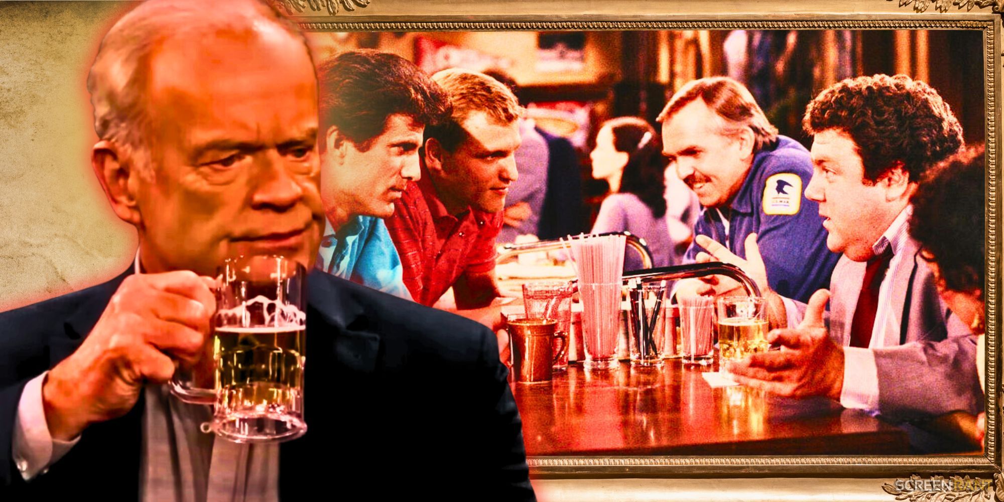 Kelsey Grammer as Frasier and ther Cheers bar