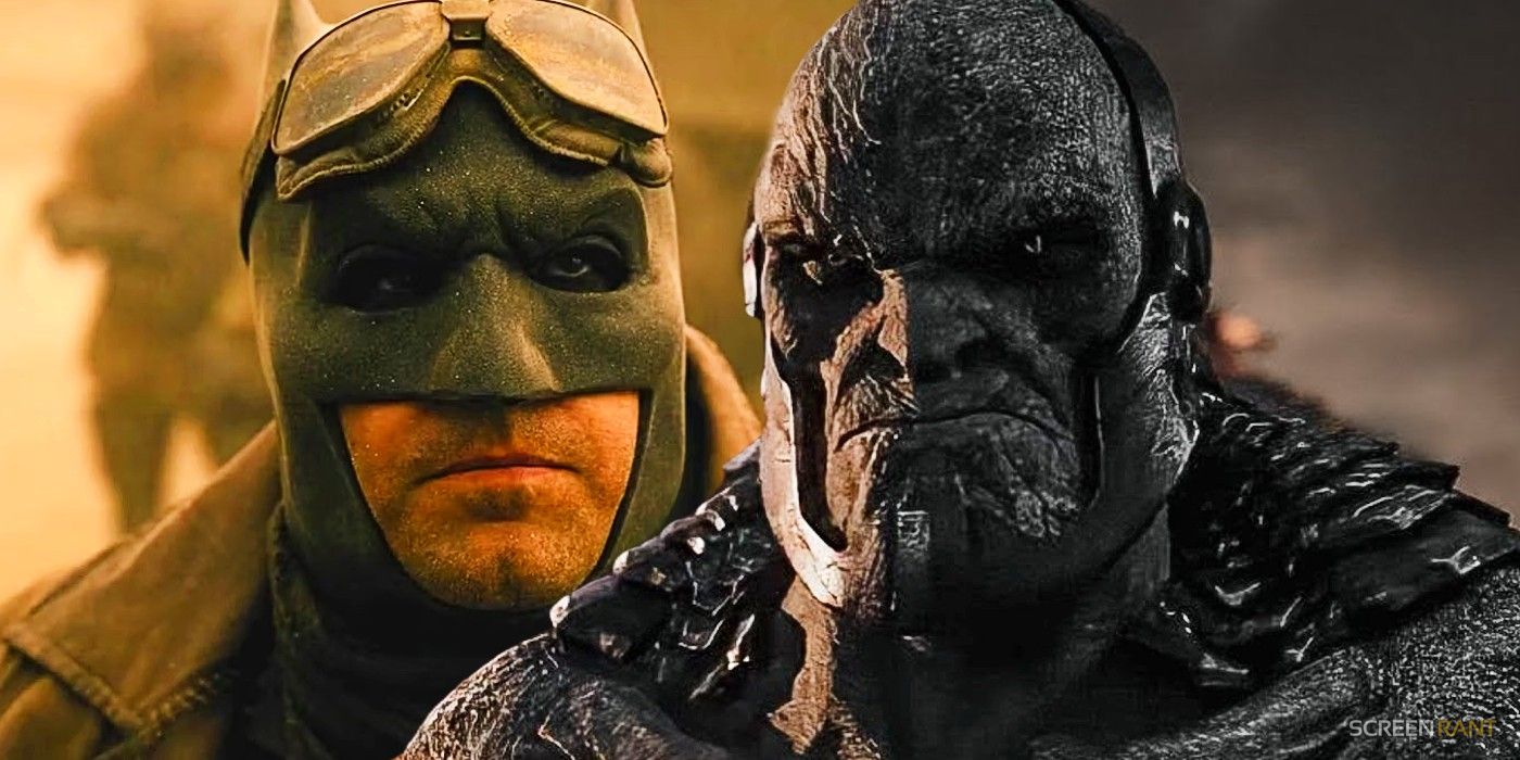 Knightmare Batman and Darkseid from Zack Snyder's Justice League