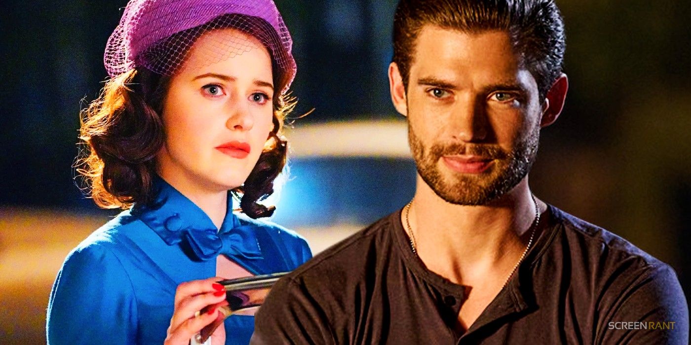 Rachel Brosnahan in The Marvelous Mrs Maisel and David Corenswet in Look Both Ways