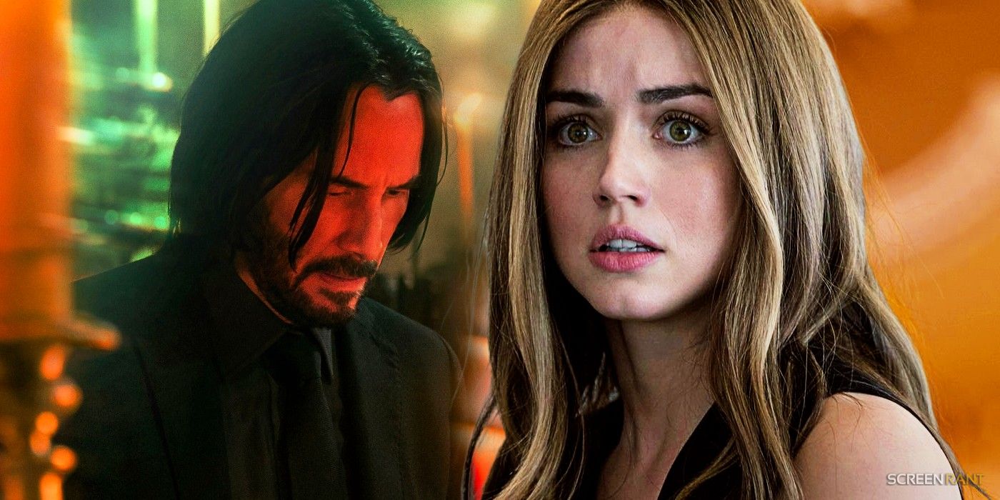 Keanu Reeves in John Wick: Chapter 4 and Ana de Armas in Ghosted