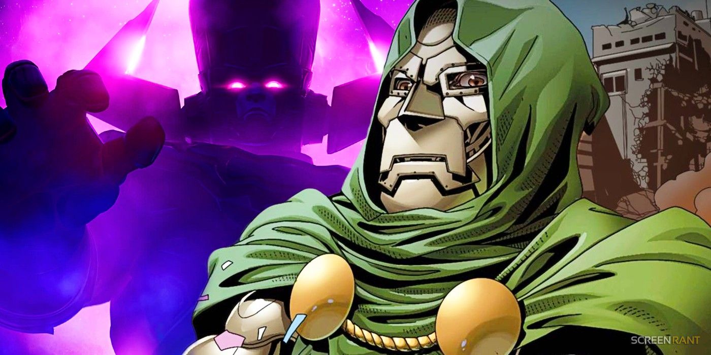 Galactus and Doctor Doom in Marvel Comics