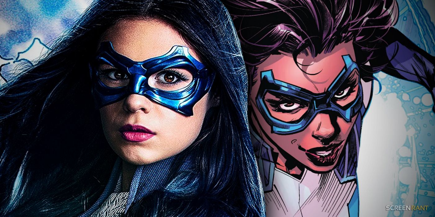 Nicole Maines as Dreamer with DC Comics Art