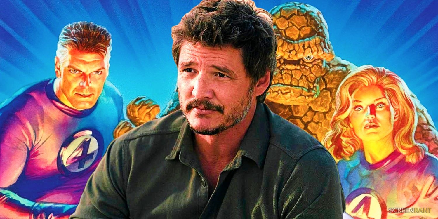 Pedro Pascal As Joel In The Last Of Us Composite With The Fantastic Four In Marvel Comics