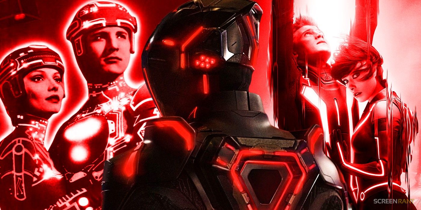 Tron 1982, red light suit from TRON: Ares, and TRON: Legacy