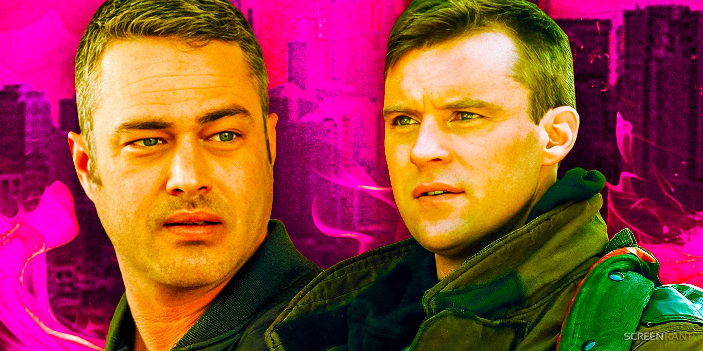 Taylor Kinney as Kelly Severide and Jesse Spencer as Matt Casey in Chicago Fire 