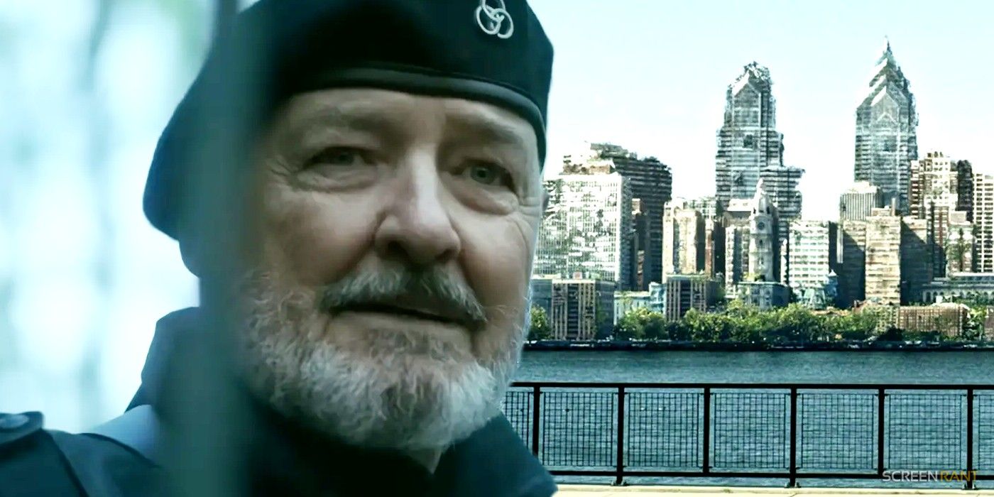 Terry O Quinn as Major General Beale and the Civic Republic in The Walking Dead: The Ones Who Live.