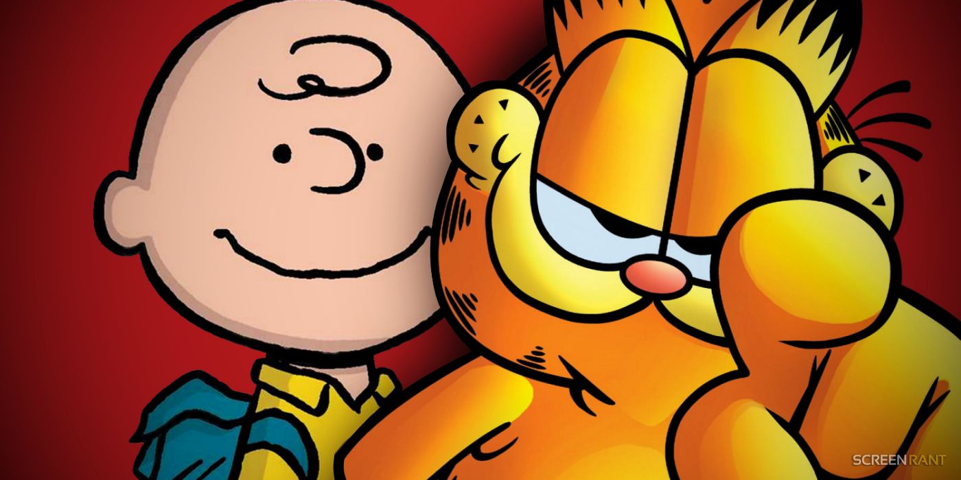 Charlie Brown and Garfield in Comic Art