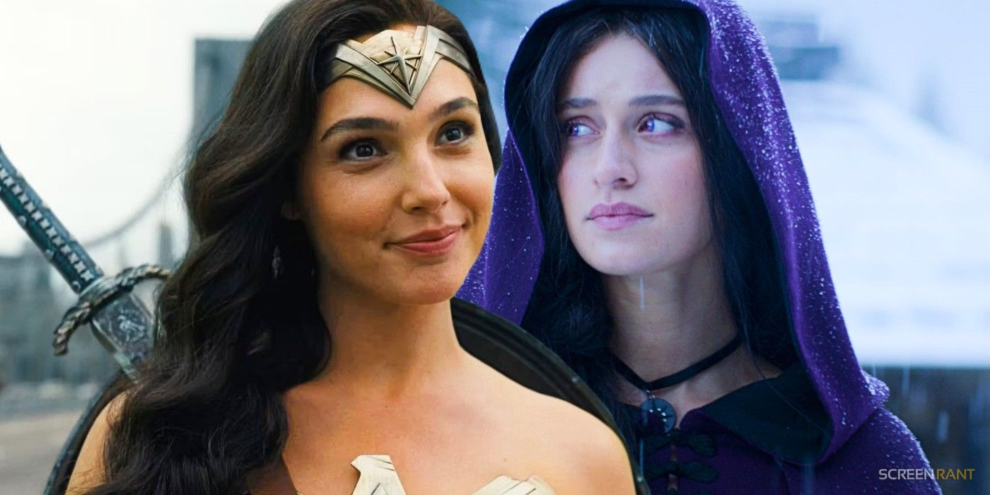 Gal Gadot's Wonder Woman in The Flash and Anya Chalotra's Yennefer in The Witcher