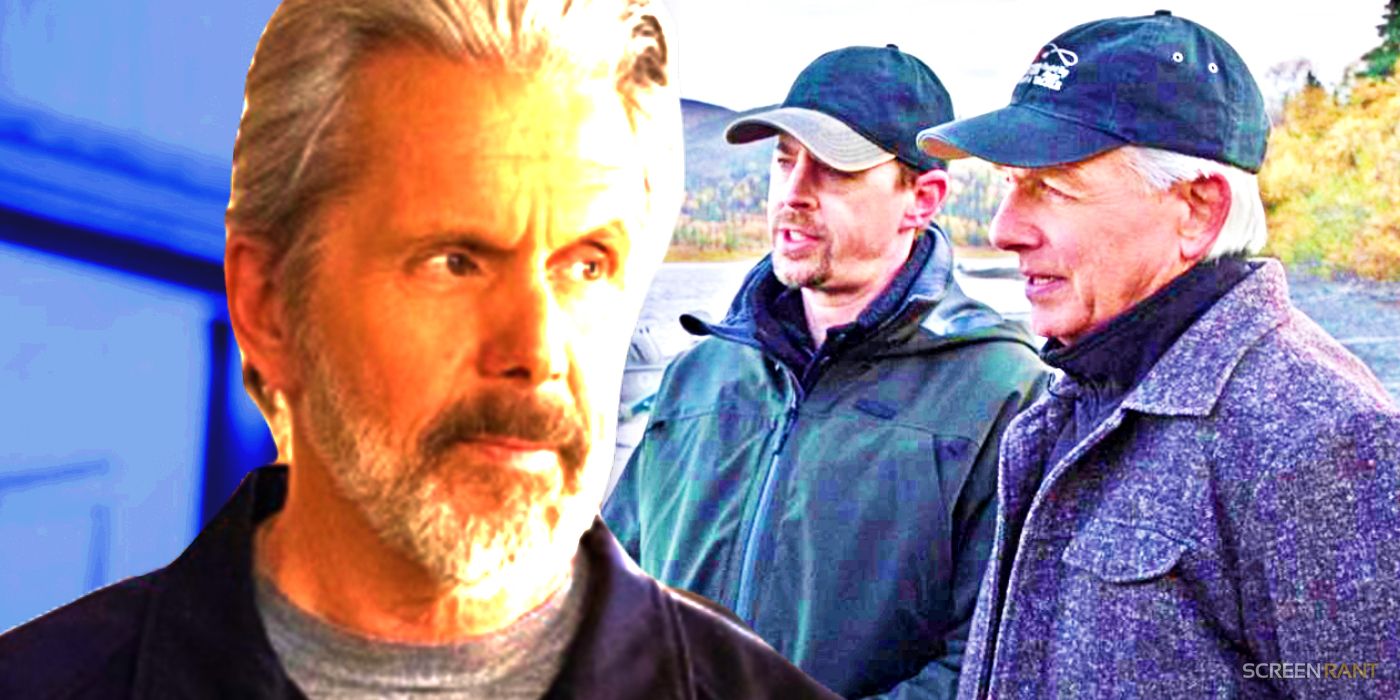 Gary Cole as Parker, Sean Murray as McGee, and Mark Harmon as Gibbs in NCIS