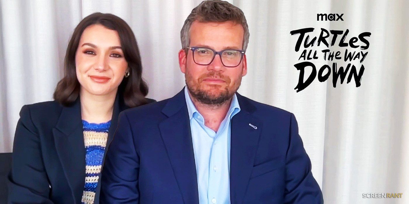 Hannah Marks & John Green From The Turtles All The Way Down Junket