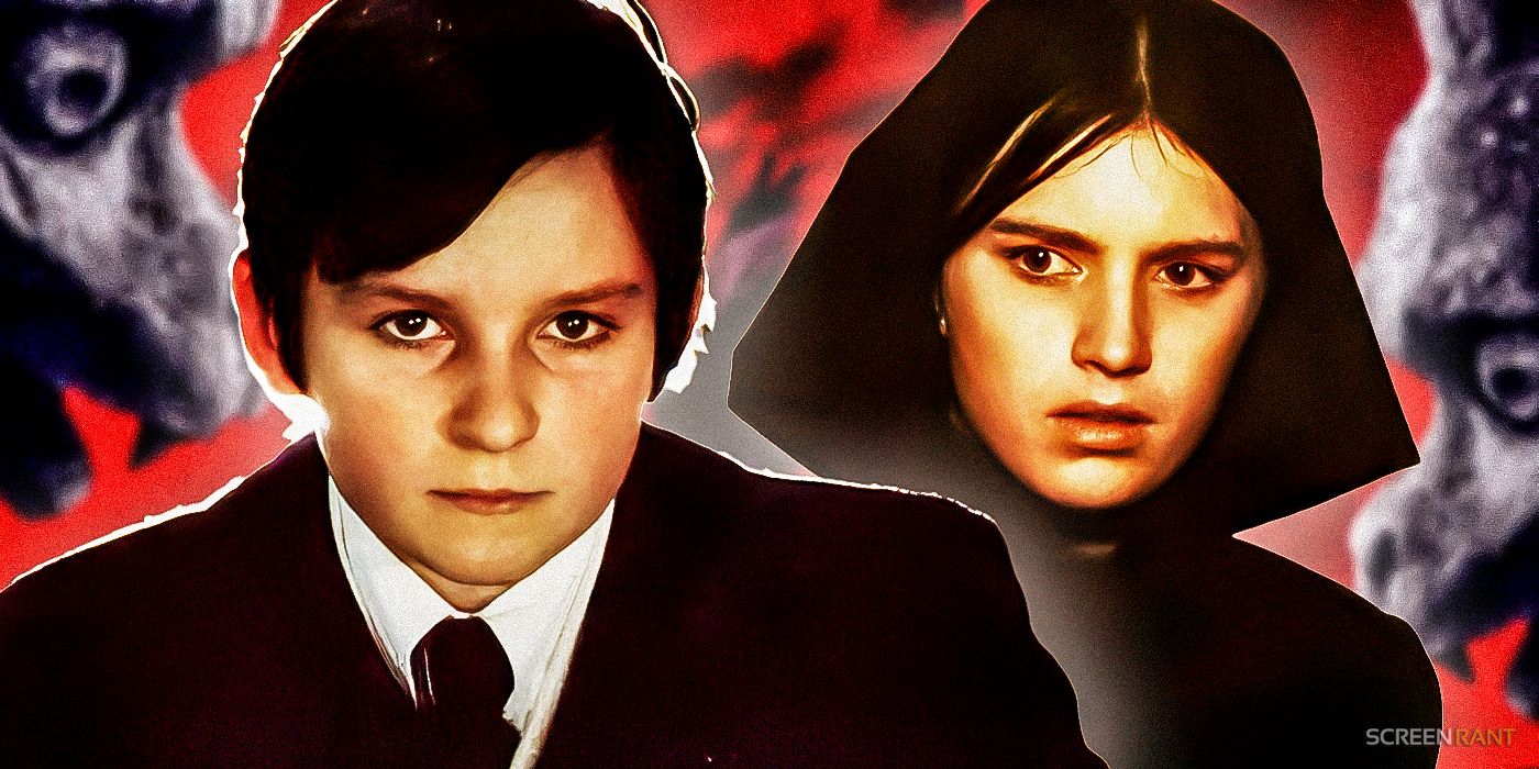 Jonathan Scott-Taylor as Damien from The Omen 2 and Nell Tiger Free as Margaret from The First Omen