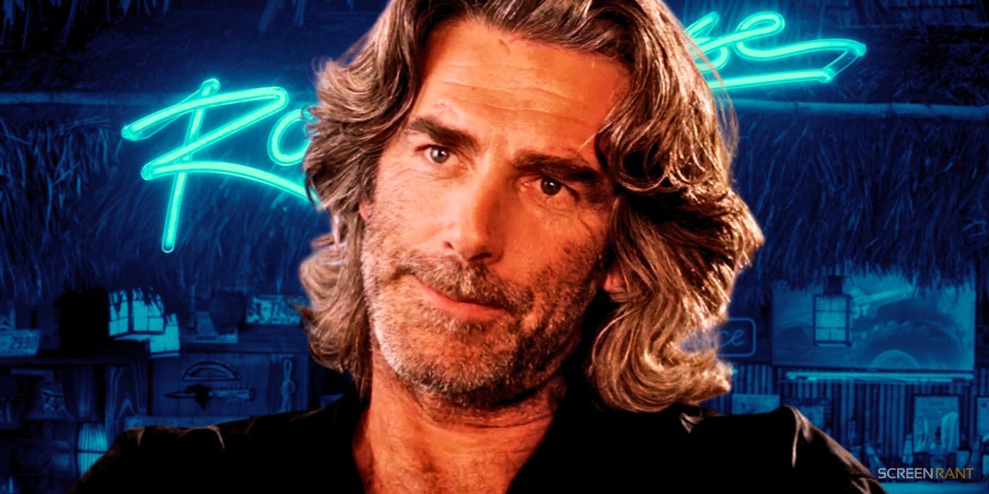 Sam Elliott as Wade with the Road House title in the background
