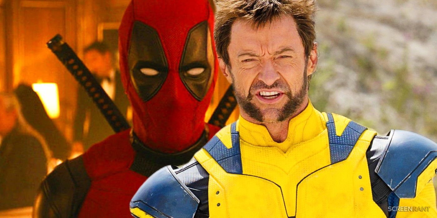 Deadpool de Ryan Reynolds e Wolverine de Hugh Jackman em Deadpool & Wolverine