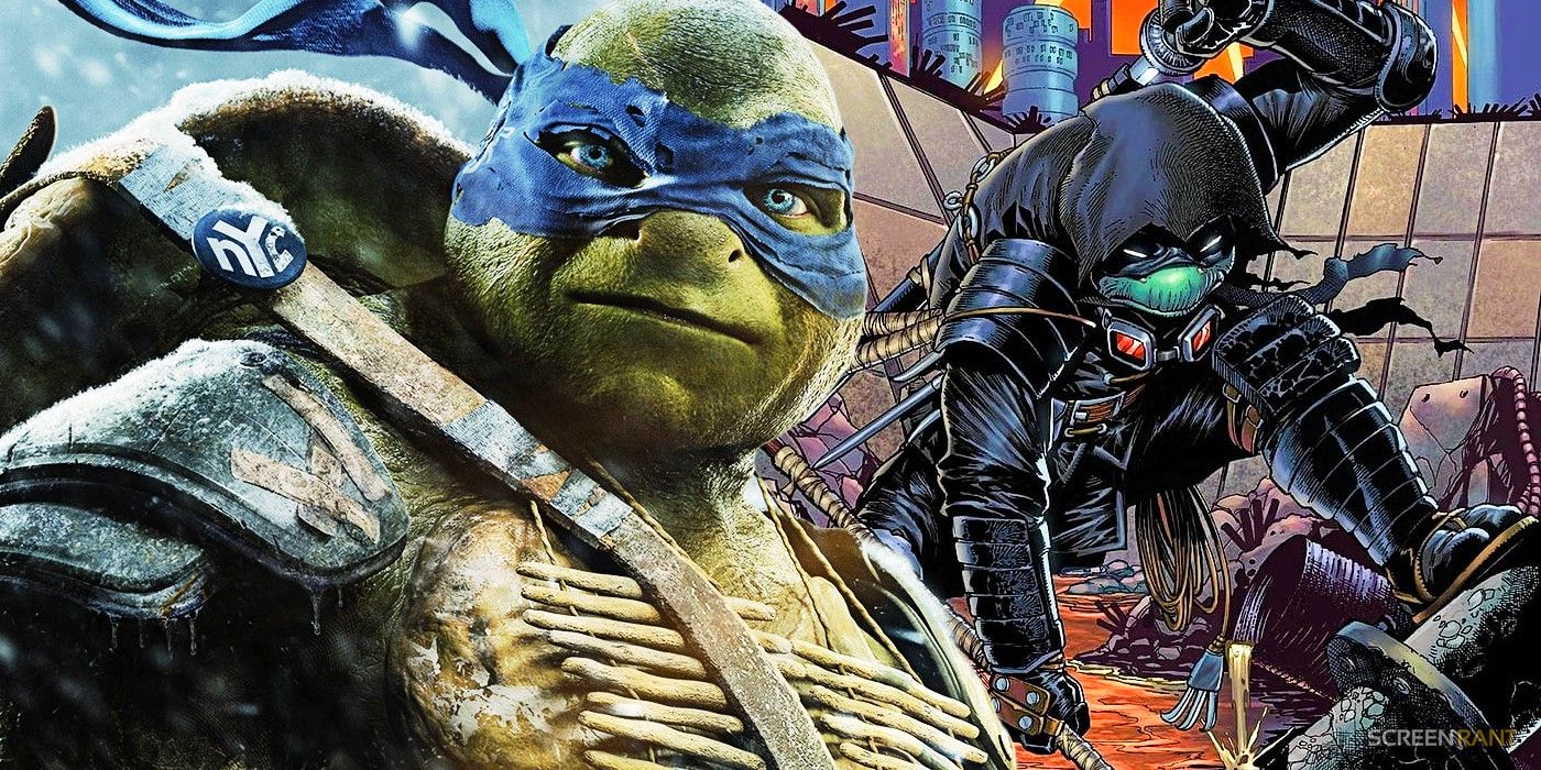 Leonardo in Teenage Mutant Ninja Turtles (2014) Live Action and The Last Ronin comic
