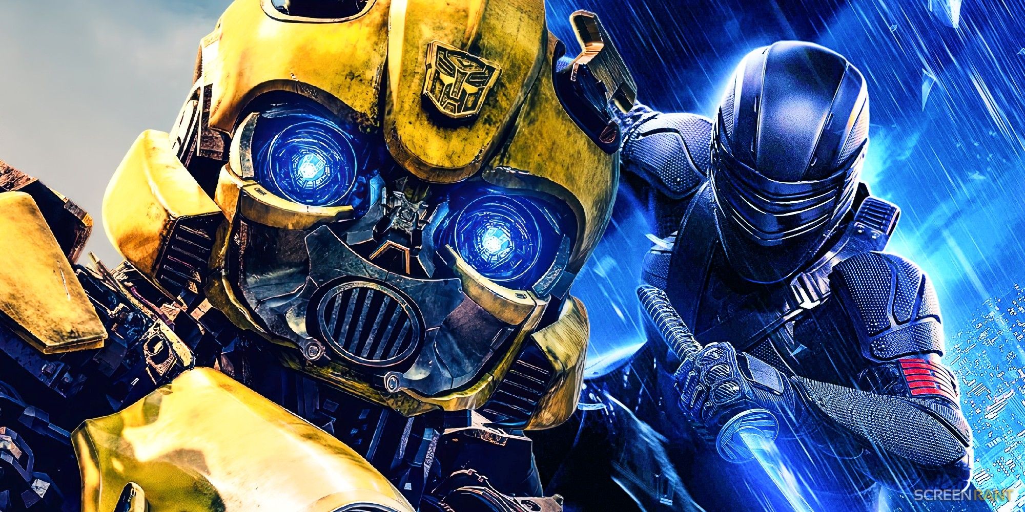 Bumblebee in Transformers: Rise of the Beasts in Snake Eyes in Snake Eyes