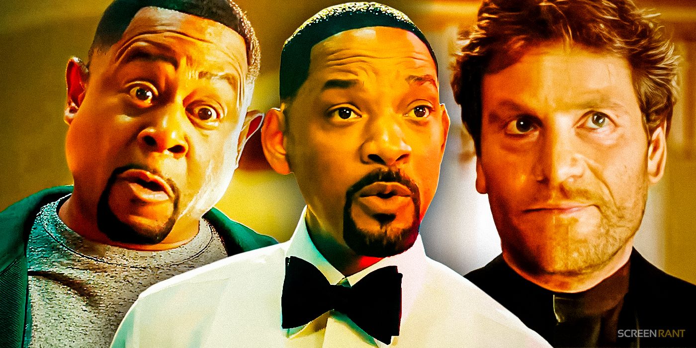 Will Smith as Mike Lowrey and Martin Lawrence as Marcus Burnett in Bad Boys Ride or Die and Tcheky Karyo as Fouchet from Bad Boys