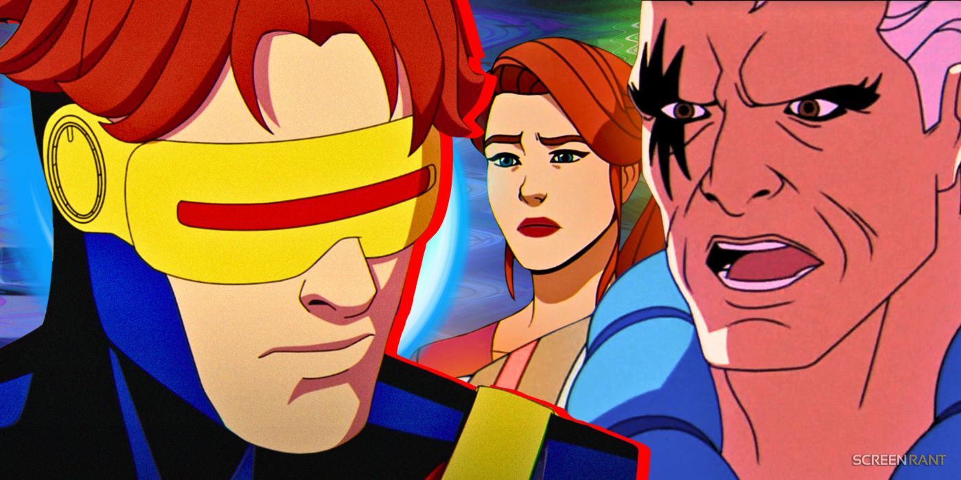 X-Men '97's Cyclops, Cable, and Jean Grey